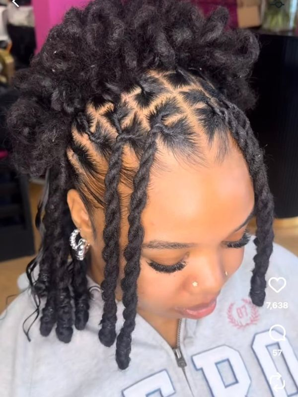 Long-Barrel-Twist-Locs-With-a-Loose-Bun-for-Women
