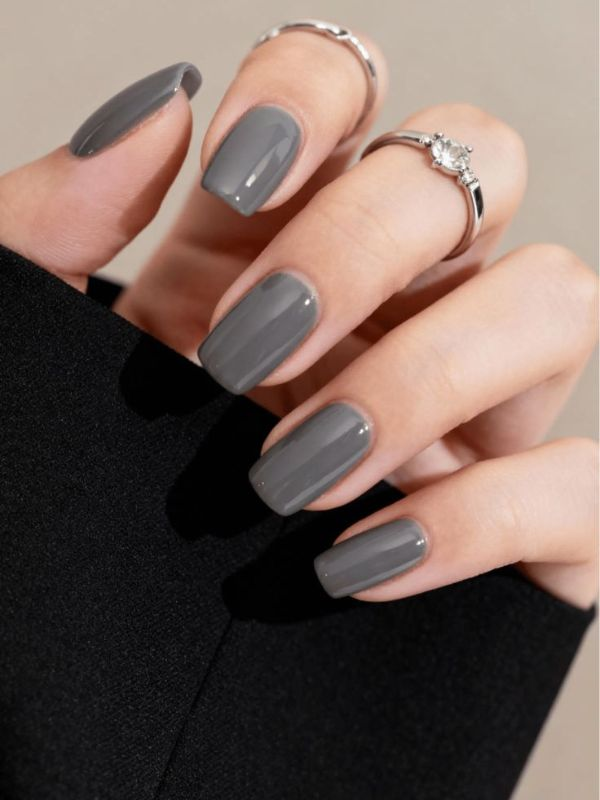 Soft-Grey-Short-Nails-Designs-for-fair-skin