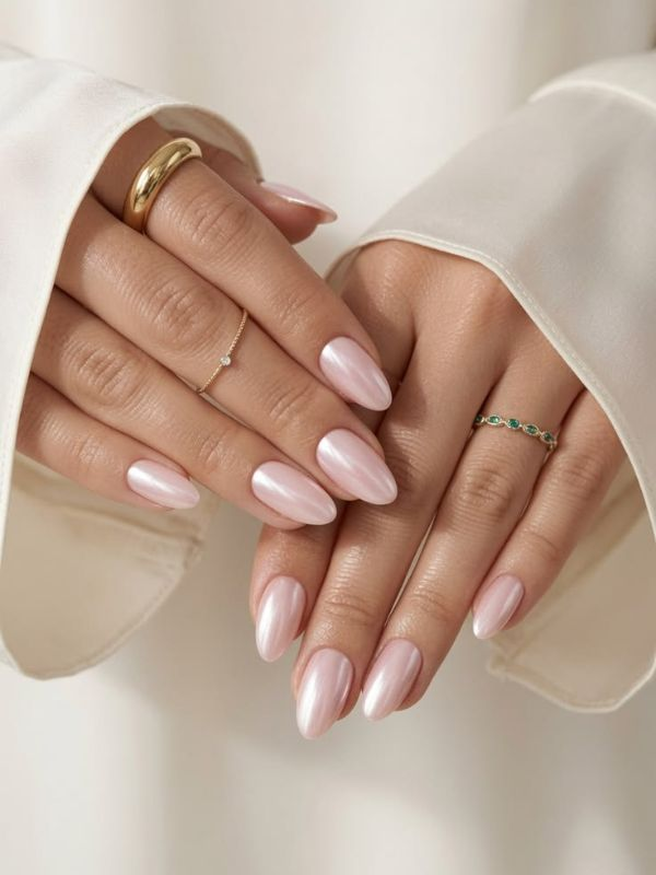 Milky-Pink-Chrome-Nails-Designs-for-Fair-Skin