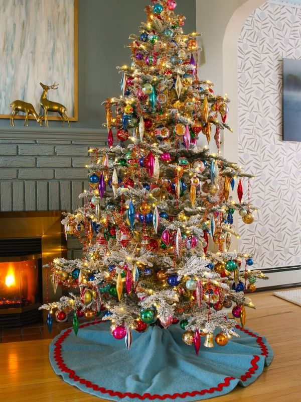 Vintage-Christmas-Tree-Ideas-Decorations