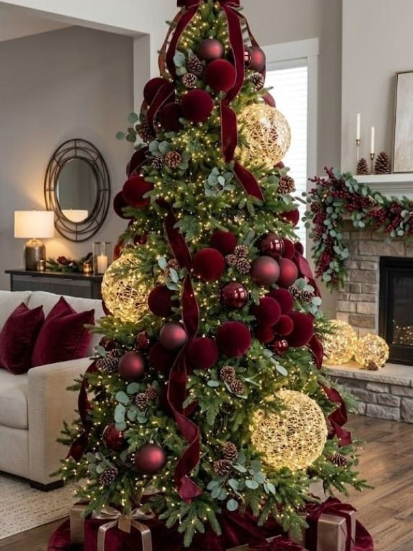 Velvet-Ribbon-Christmas-Tree-Ideas