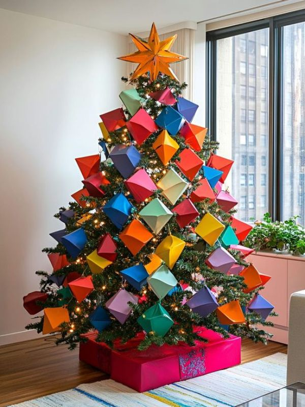 Christmas-Tree-Ideas-With-Geometric-Ornaments