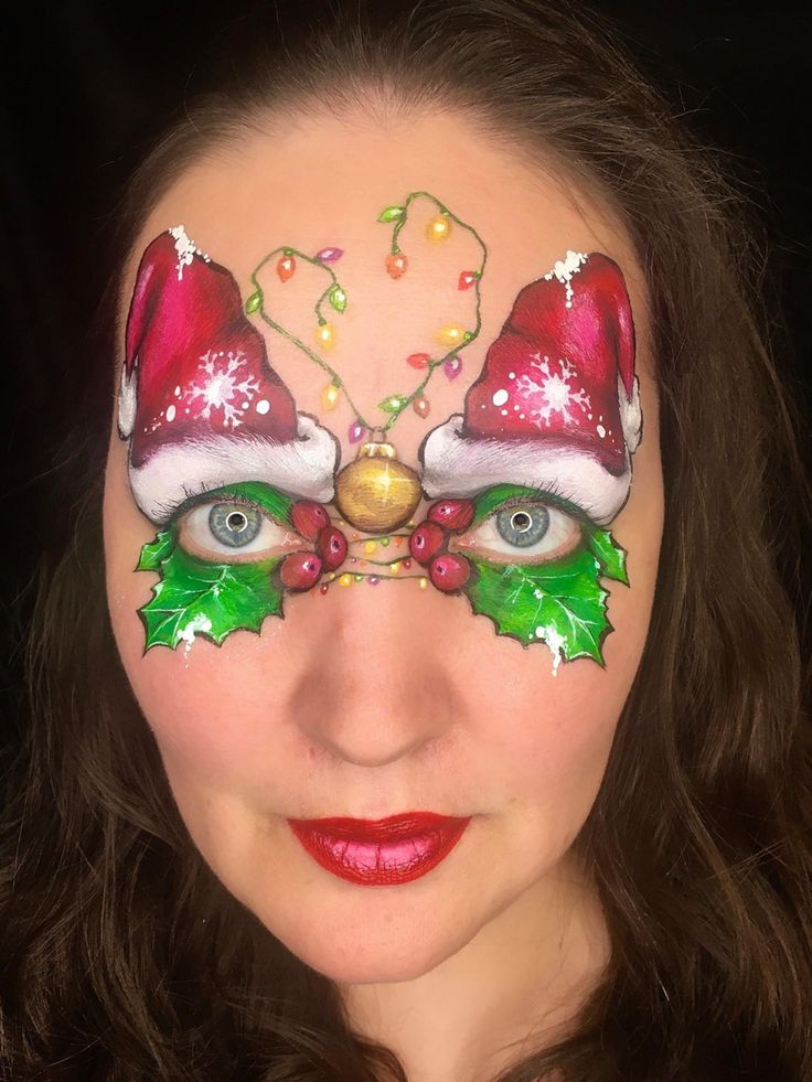 Christmas-face-paint-ideas 
