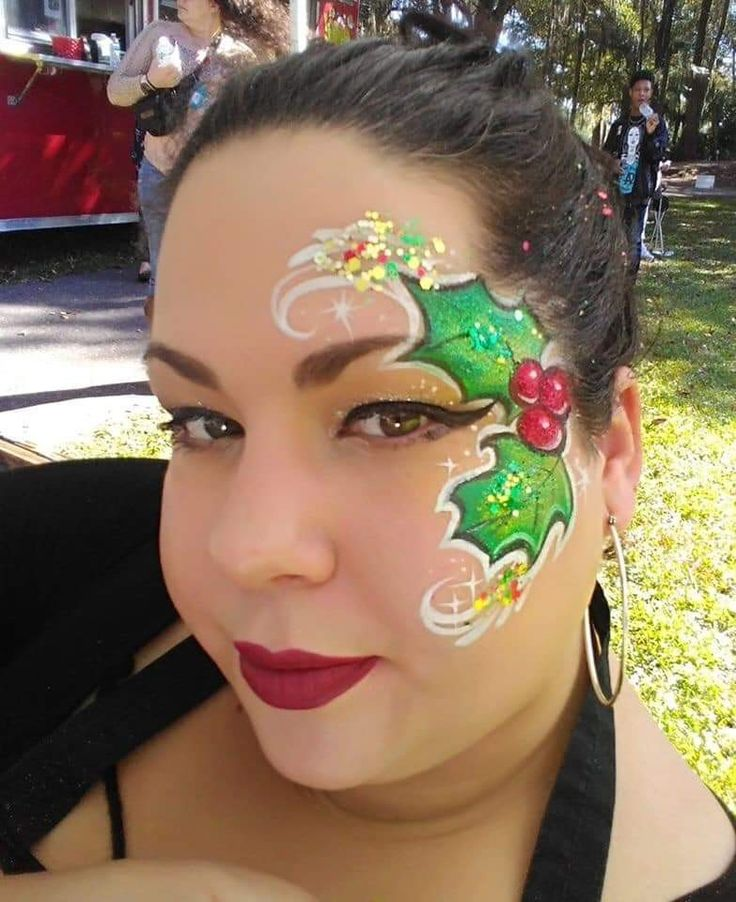 Mistletoe-Face-Painting